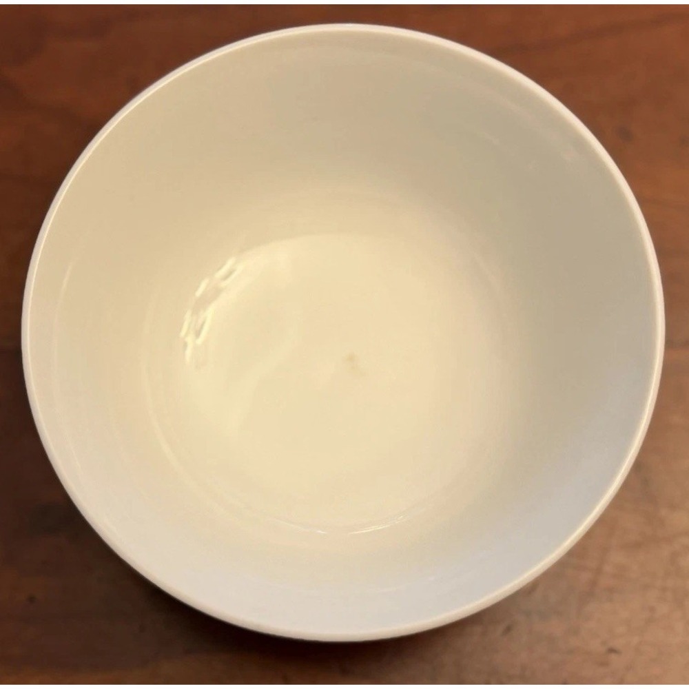 Vintage Mun Shou Longevity Porcelain Rice Bowl Blue Famille Rose Hand-Painted - Picture 4 of 5